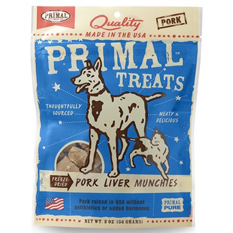 Primal Pork Liver Munch Dog Treats
