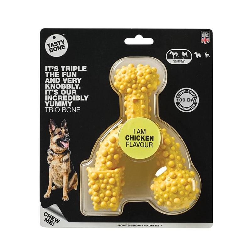 Tasty Bone Large Trio Chicken Nylon Bone