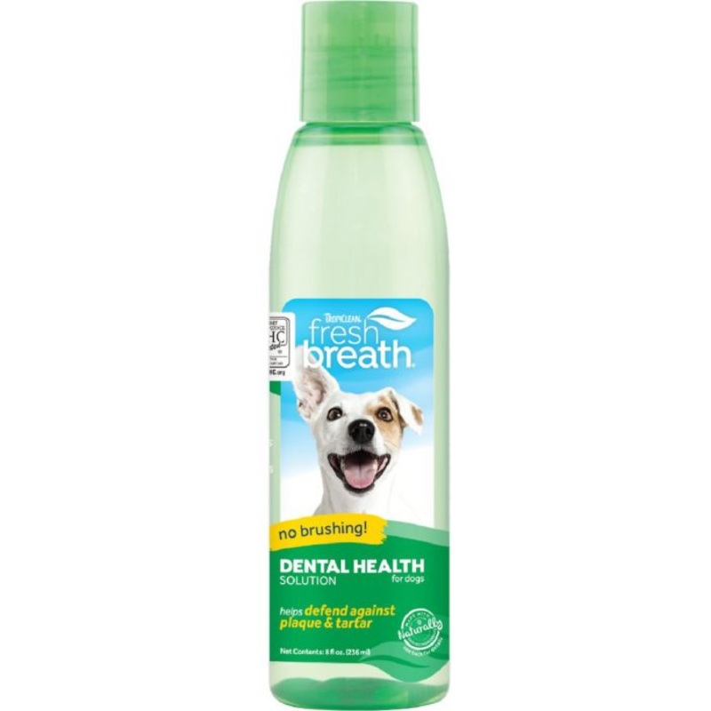 TropiClean Fresh Breath Dental Health Solution for Dogs Dog 1X1PC 8oz