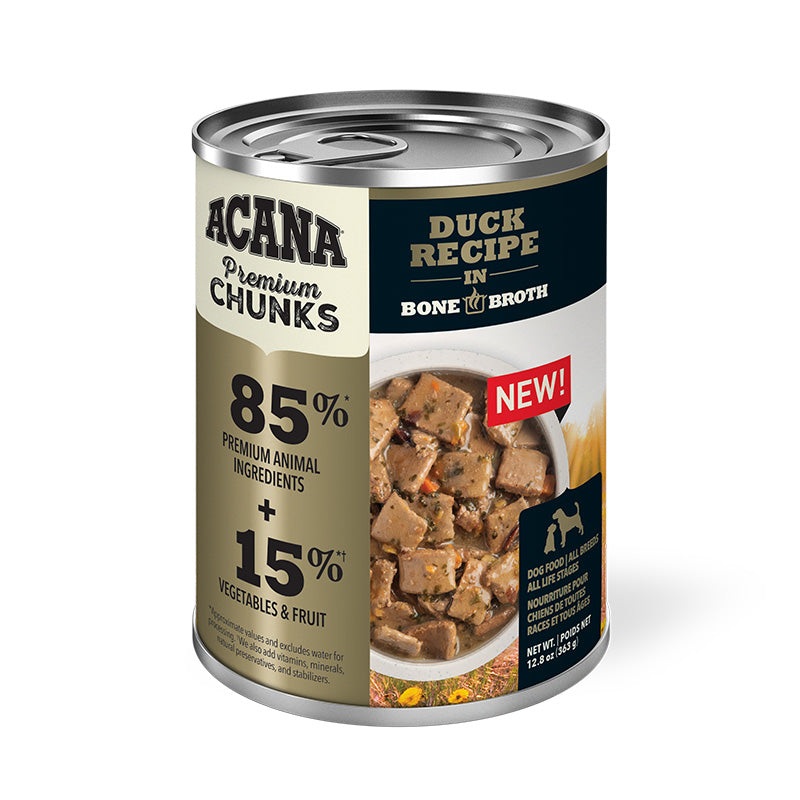ACANA Premium Chunks - Duck Recipe in Bone Broth 12.8oz