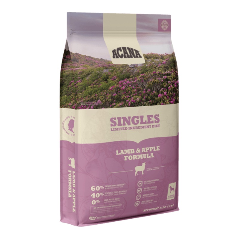 Acana Singles - Lamb with Apple Recipe Dry Dog Food