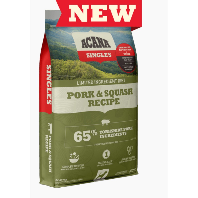 Acana Singles - Pork with Squash Recipe Dry Dog Food