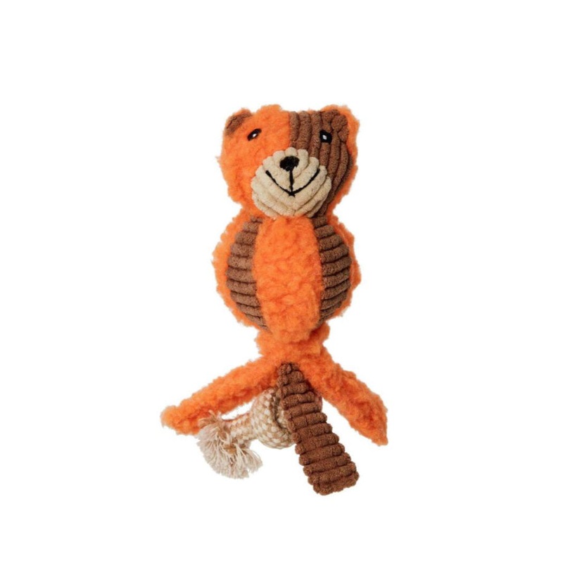 Bud'z Bear Cub Plush Dog Toy 7.5in