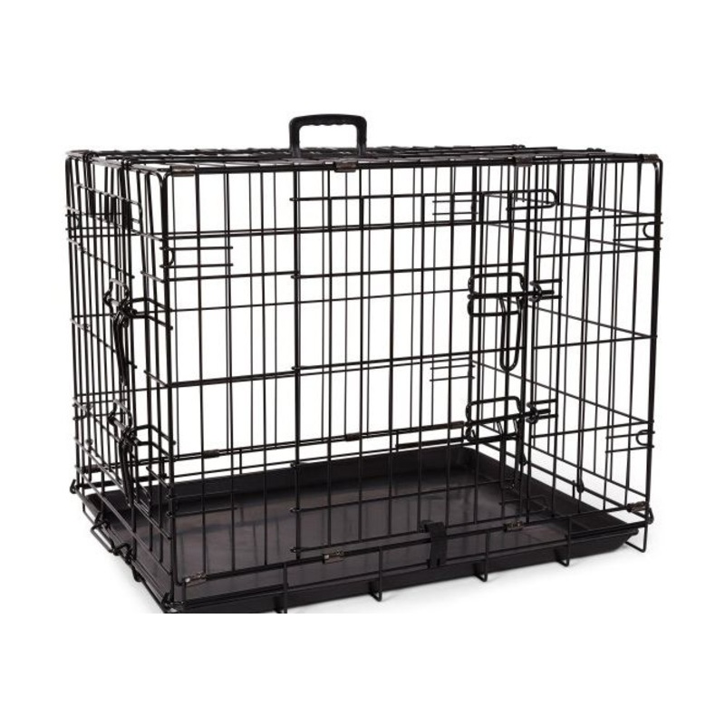 Bud-Z Deluxe Crate Double Doors Dog 24in