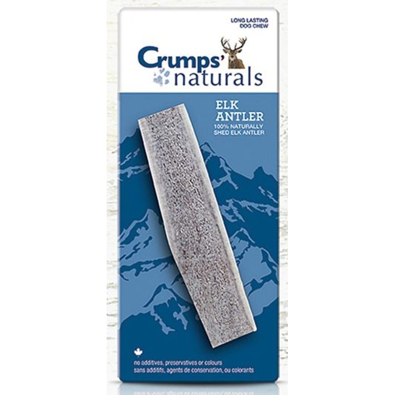 Crumps Medium Split Elk Antler Dog Treat Natural Flavour