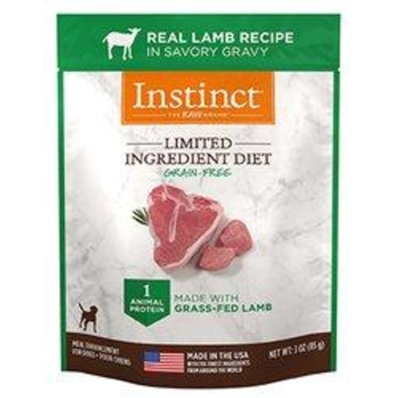Instinct Limited Ingredient Diet Grain Free Grass Fed Lamb Pouch