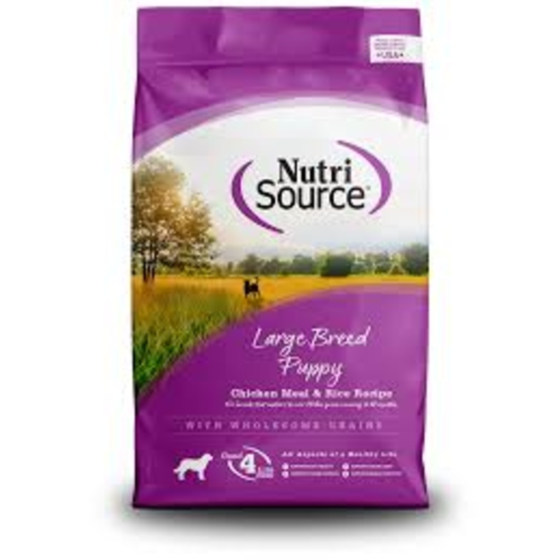 Nutri Source Large Breed Puppy Chicken & Rice Recipe 30lb
