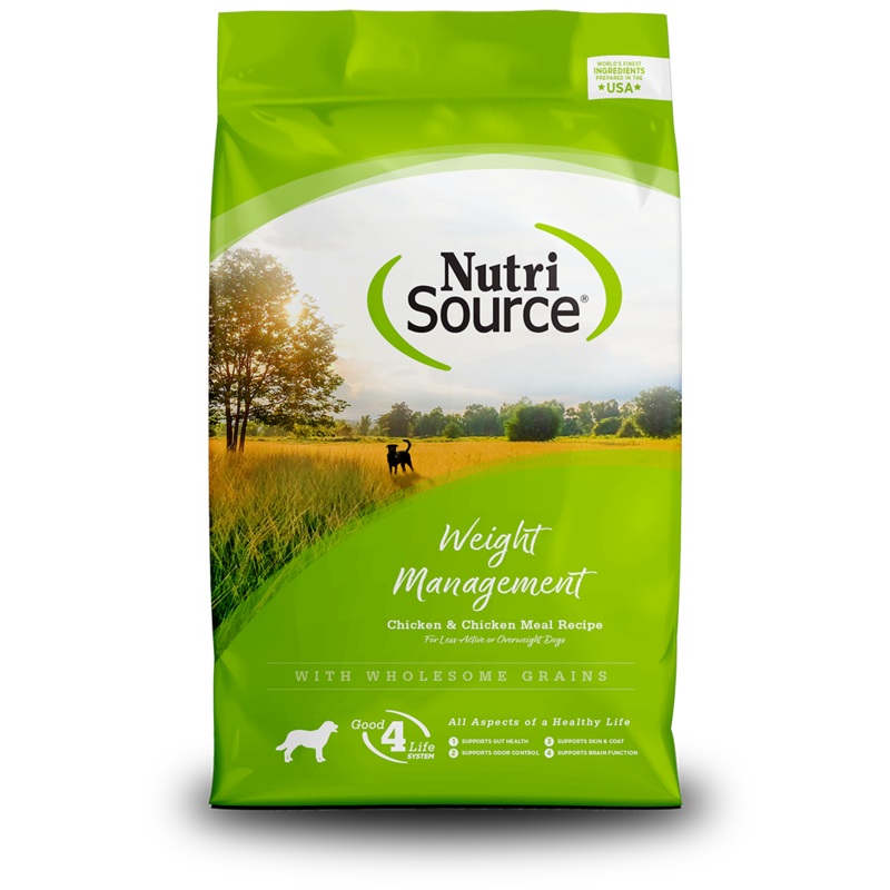Nutri Source Weight Management Dry Dog Food - Chicken Meal & Chicken 30lb