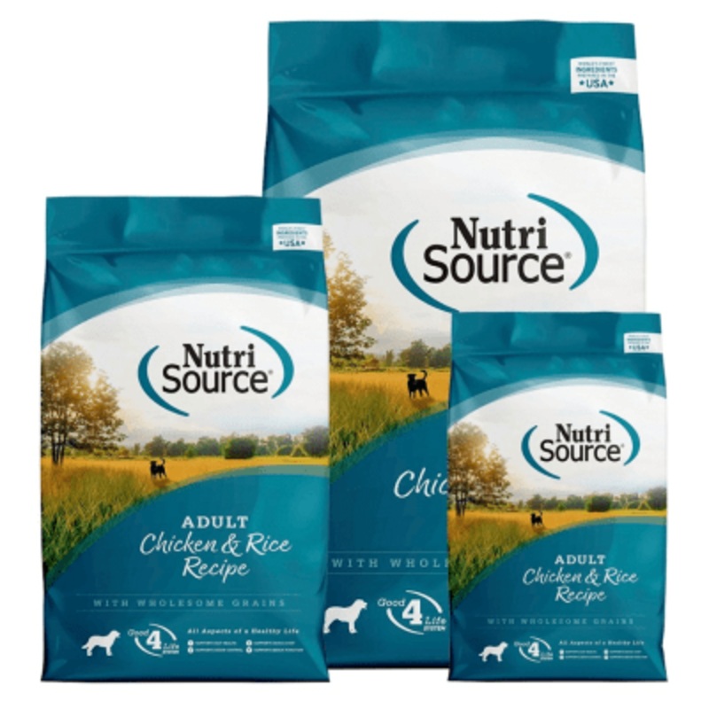 Nutrisource Adult Chicken & Rice Formula Dry Dog Food 5lb