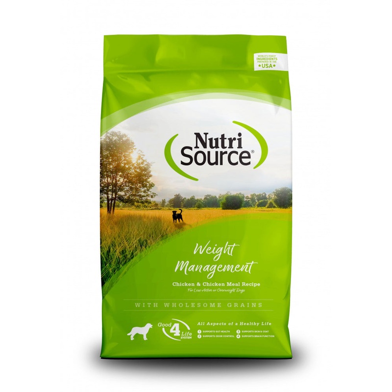 Nutrisource Weight Management Chicken Meal & Chicken Dry Dog Food 5lb