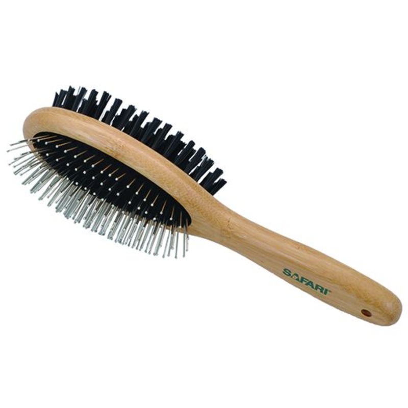 Safari Bamboo Combo Brush Large Dog