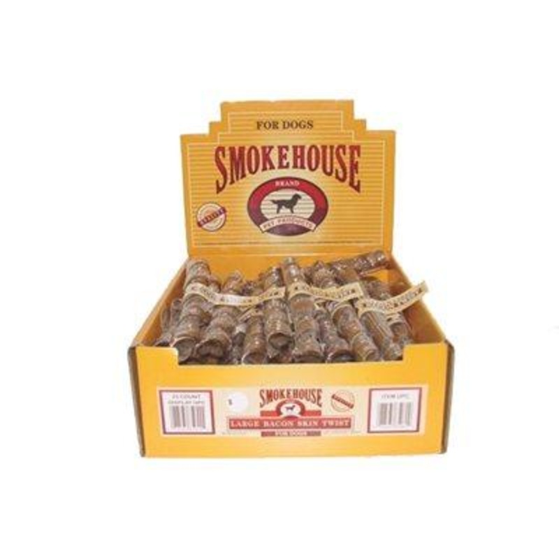 Smokehouse Bacon Skin Twists LG