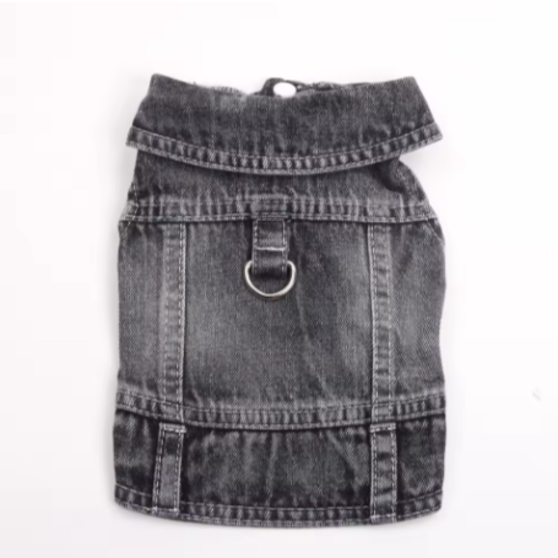 Black Denim Vest