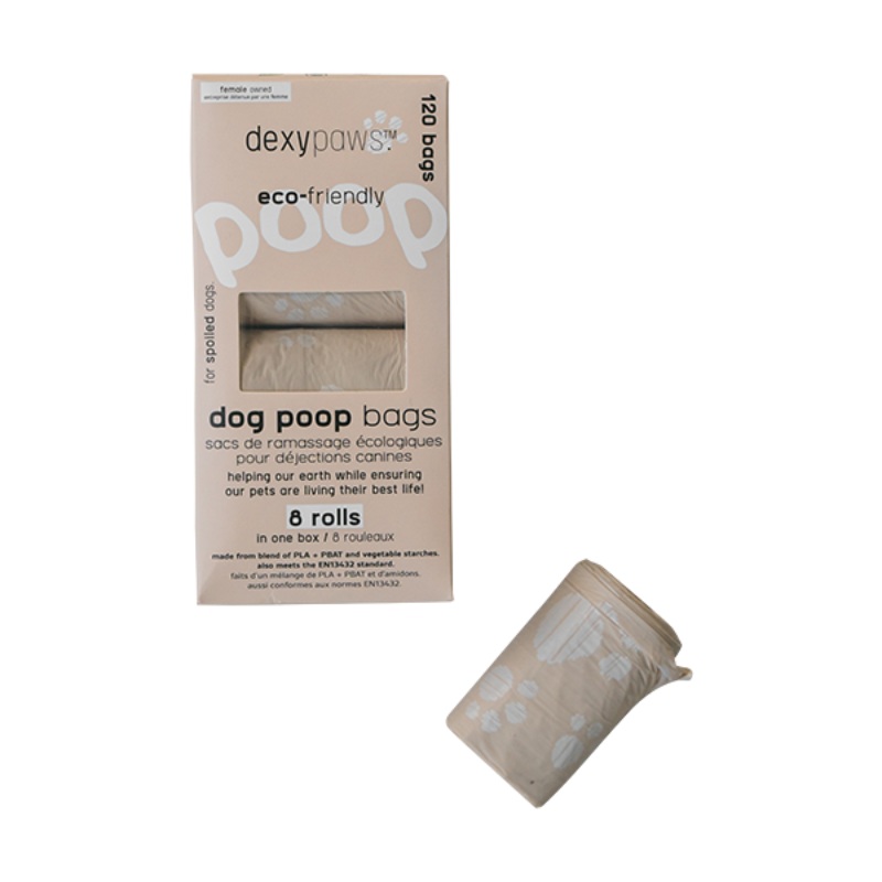 Dexypaws Biodegradable & Compostable Poop Bags 120 ct