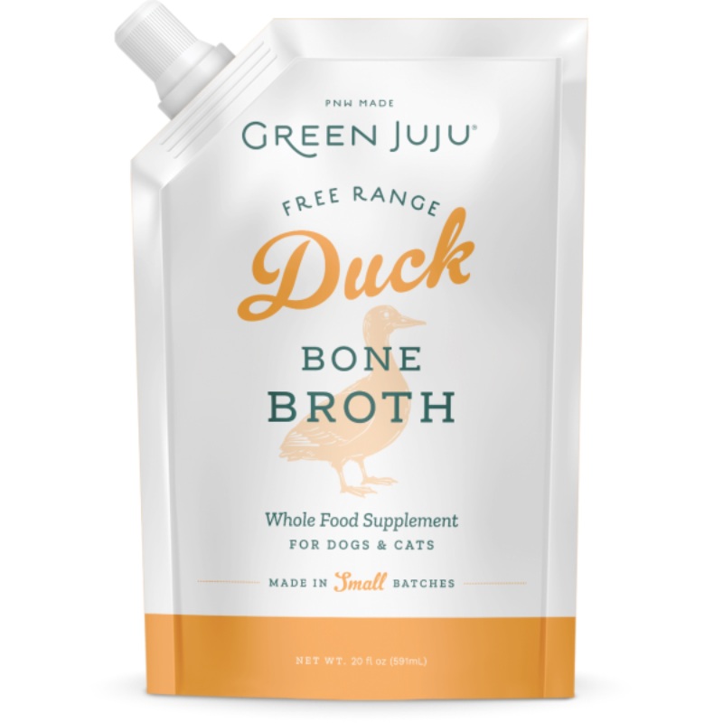 Green Juju Dog/Cat Bone Broth Duck 20oz