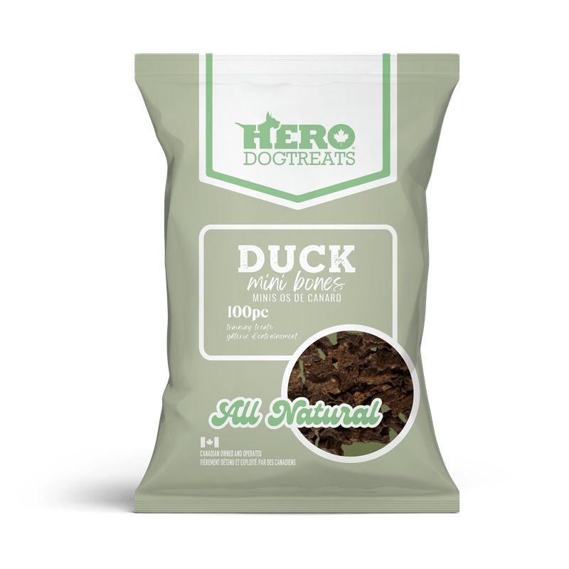 Hero Duck Mini Bones - 100 Pieces