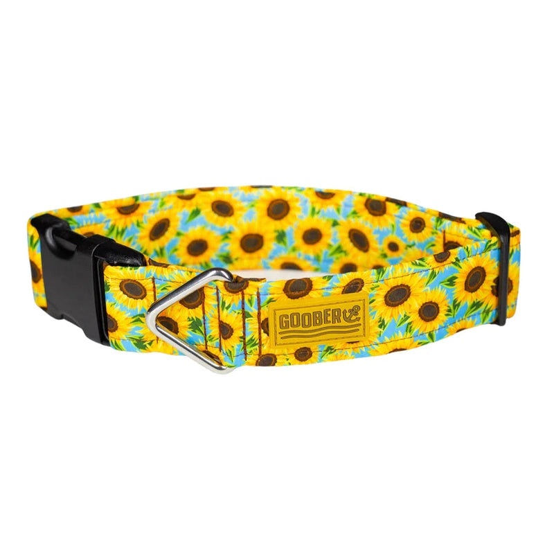 Goober Sunflowers Dog Collar