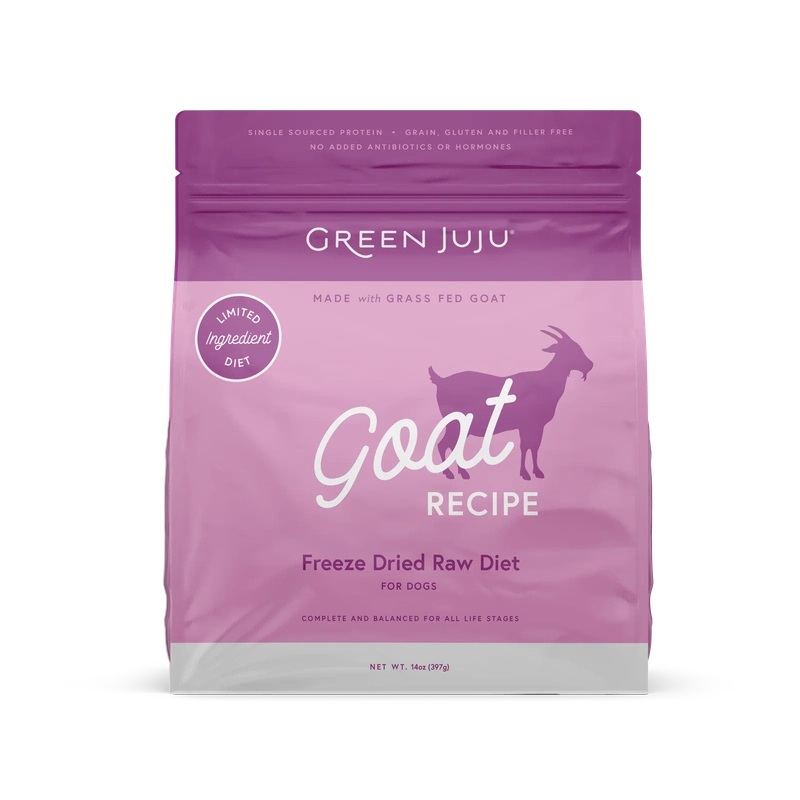 Green JuJu Dog Freeze Dried Raw Goat 14oz