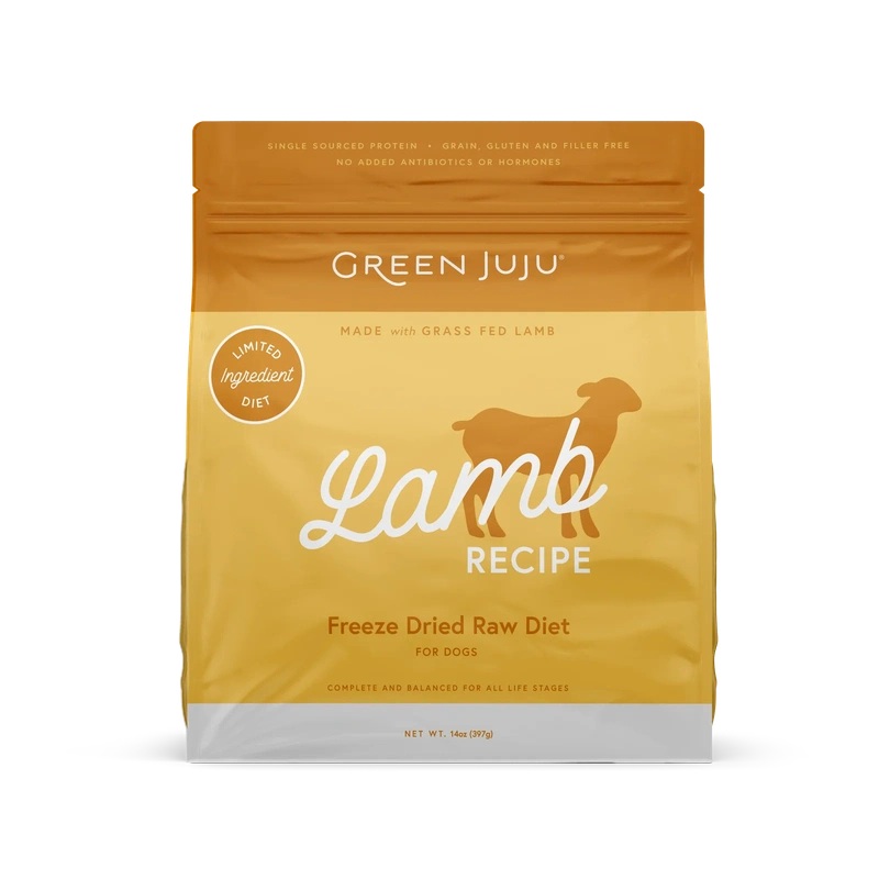 Green JuJu Dog Freeze Dried Raw Lamb 14oz