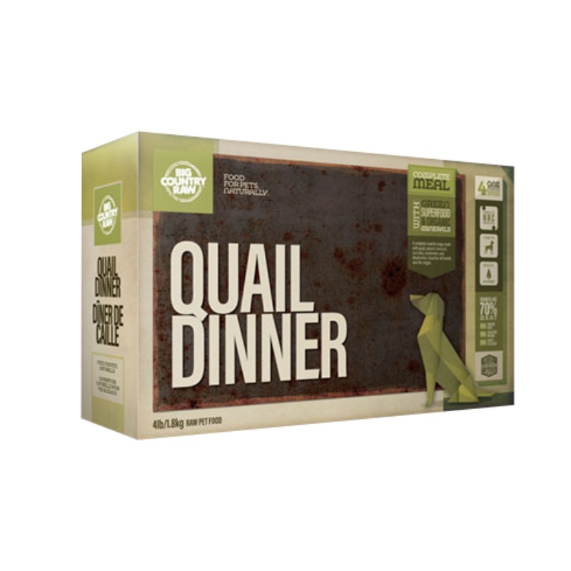 Quail Dinner Carton 4LB