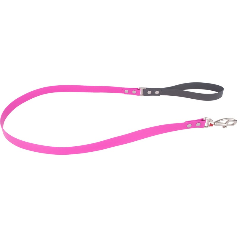 Vivid PVC Leash Hot Pink 25mm (1" Wide - 4' Length)