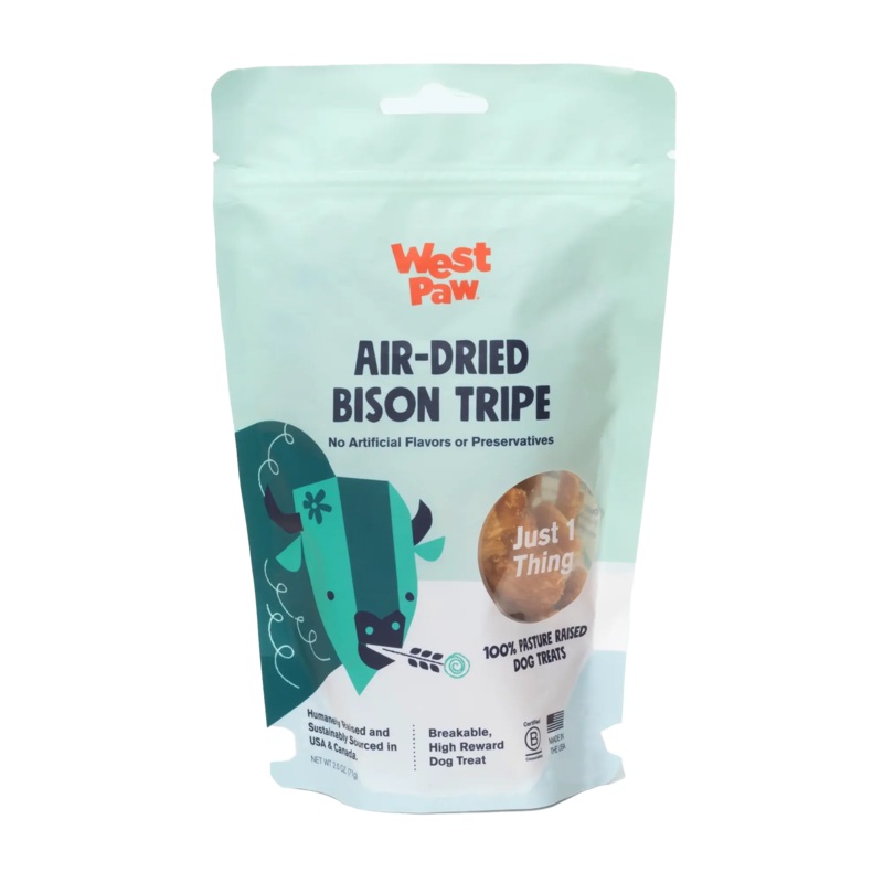 West Paw Air Bison Tripe Treats 2.5oz