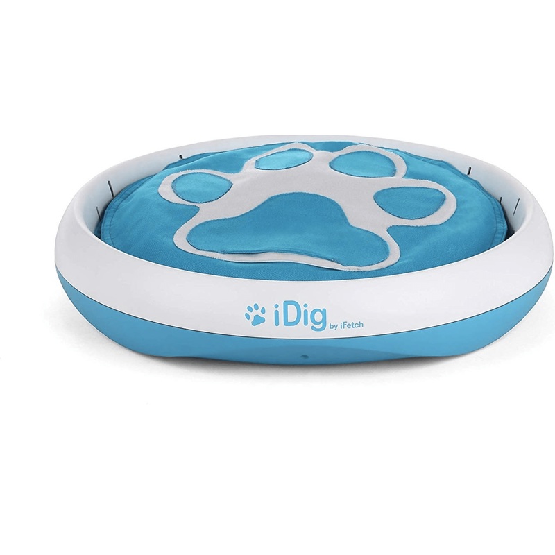 iFetch iDig Stay Dog Toy, Blue