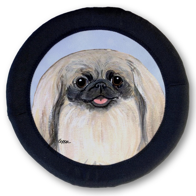 Pekingese FOTOFRISBY Flying Dog Disc Toy