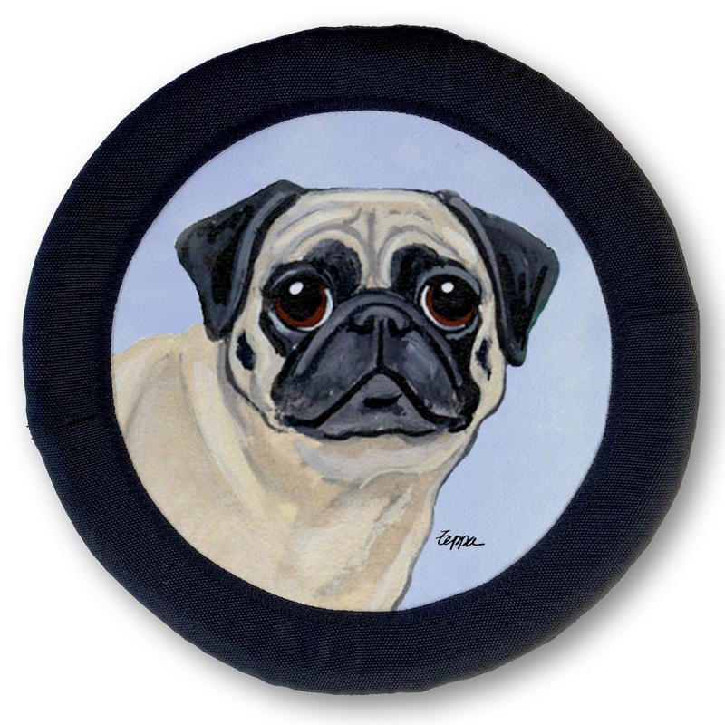 Pug FOTOFRISBY Flying Dog Disc Toy