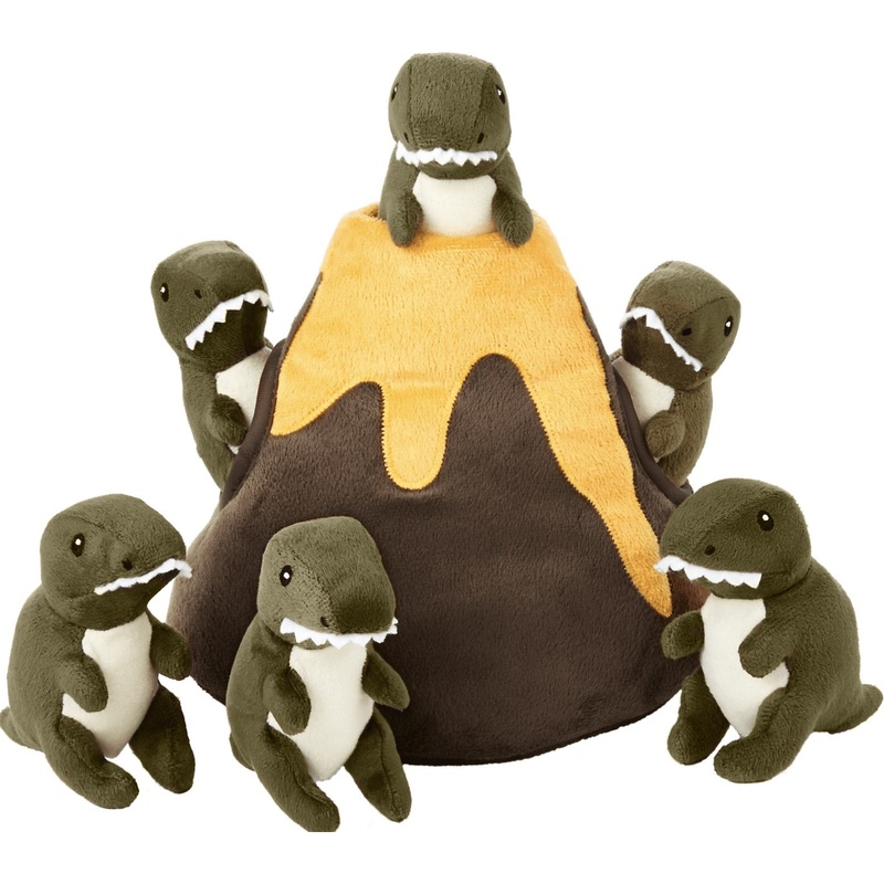 Frisco Hide and Seek Plush Volcano Puzzle Dog Toy