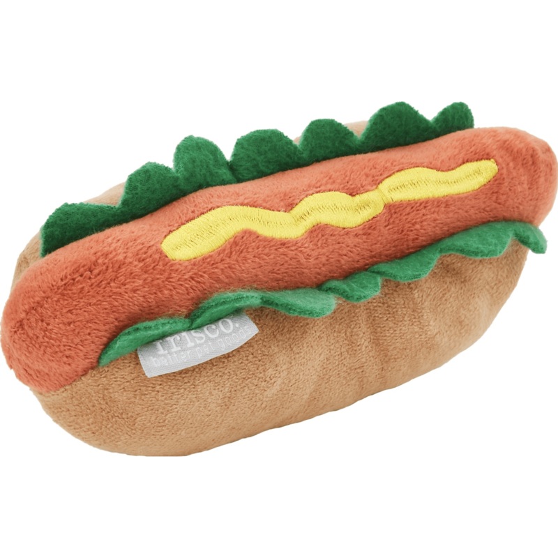 Frisco Plush Squeaking Hotdog Dog Toy