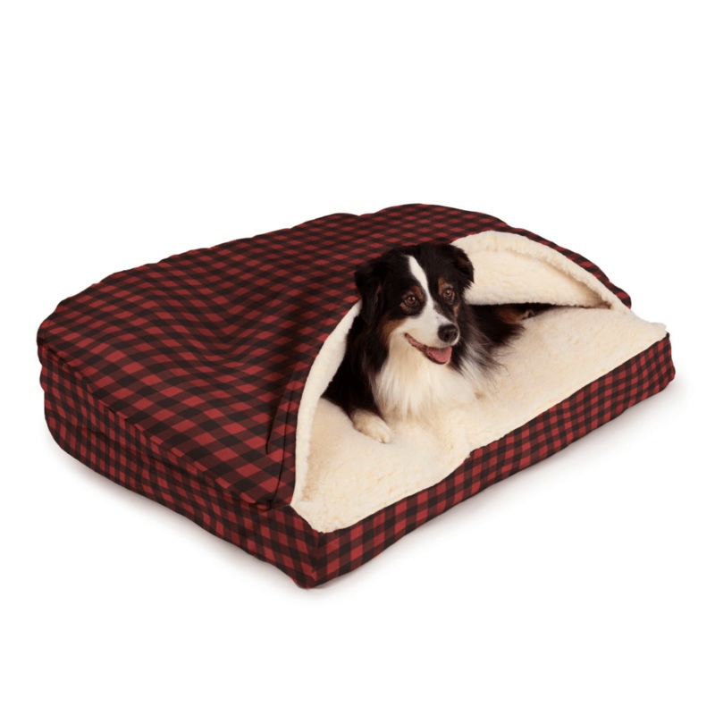 Holiday Luxury Cozy Cave - Rectangle Dog Bed