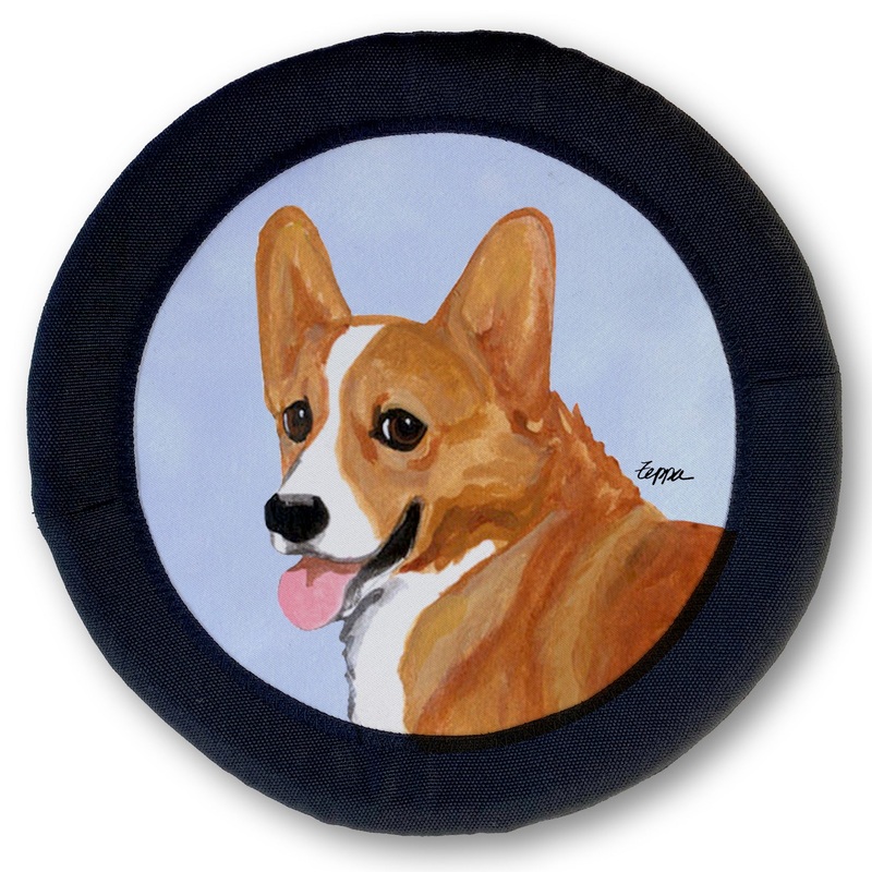 Pembroke Welsh Corgi FOTOFRISBY Flying Dog Disc Toy