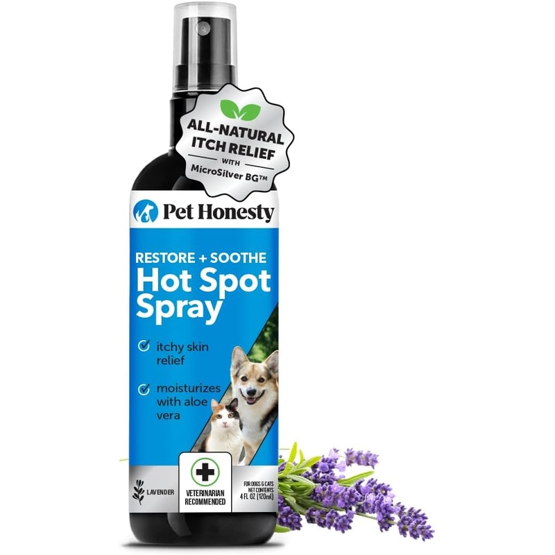 Pet Honesty Restore + Soothe Hot Spots Spray for Dogs & Cats (Lavender) - 4oz