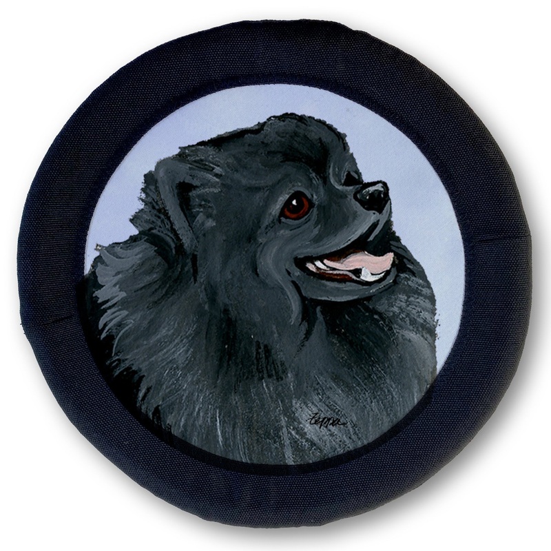 Pomeranian FOTOFRISBY Flying Dog Disc Toy
