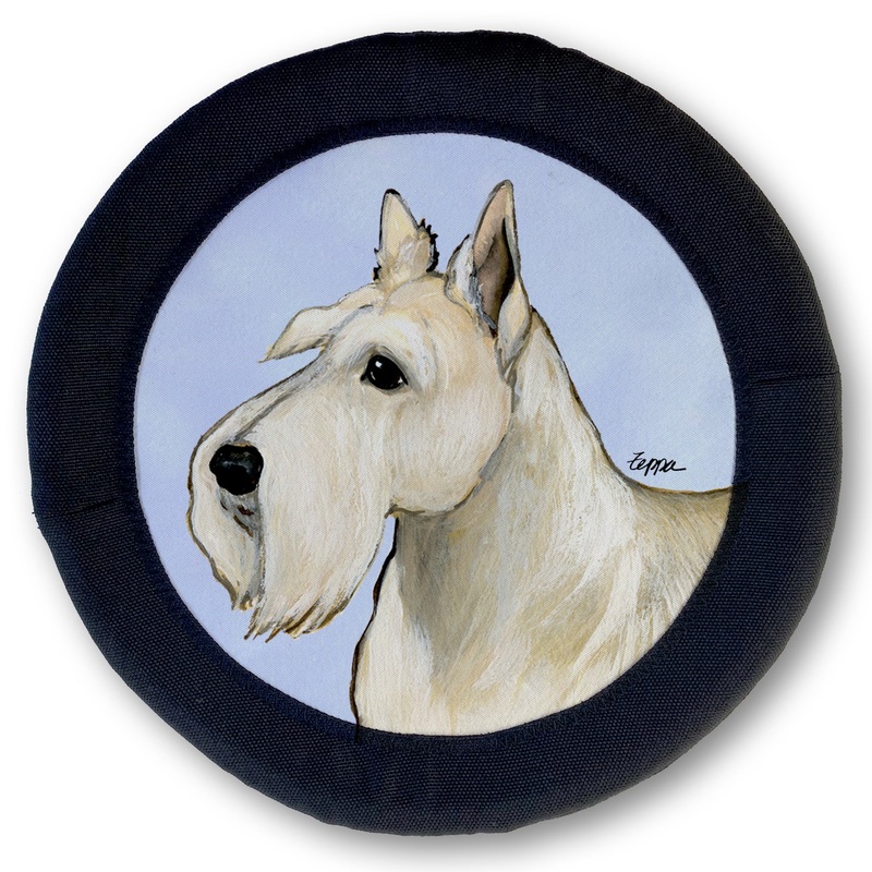 Scottish Terrier FOTOFRISBY Flying Dog Disc Toy