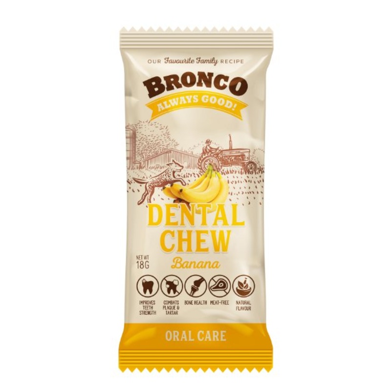 Bronco Dental Dog Chew (Banana)