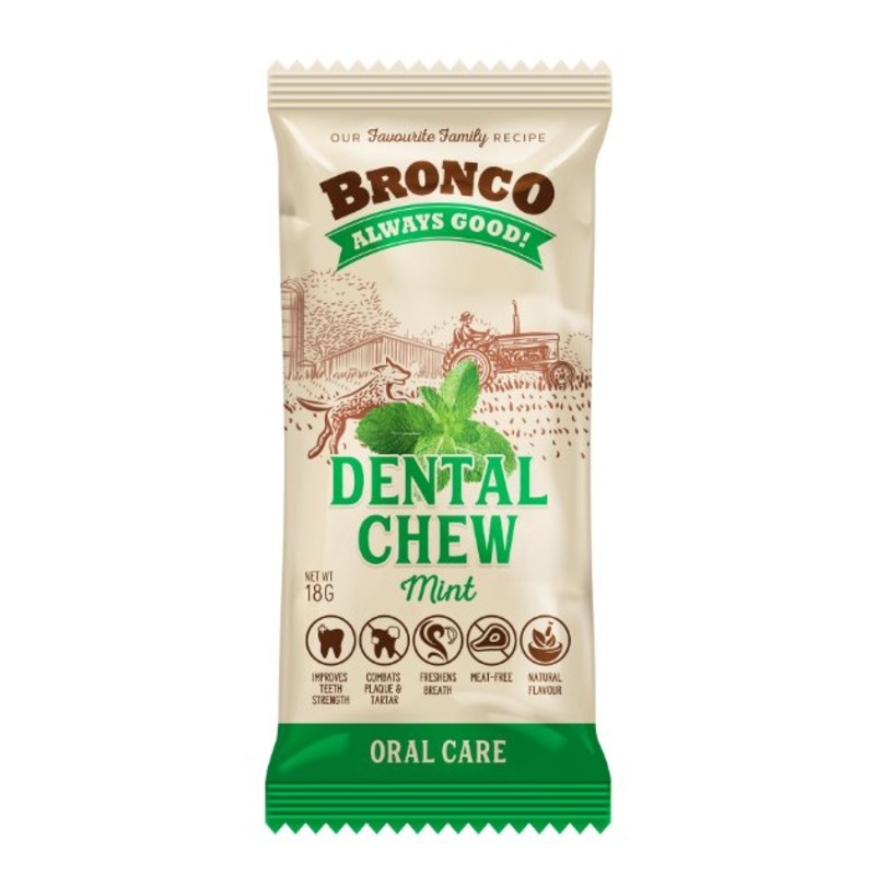 Bronco Dental Dog Chew (Mint)