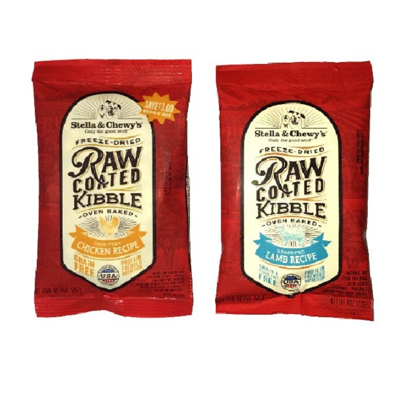 GIFT WITH PURCHASE >$120: Stella & Chewys Freeze Dried Raw Coated Dog Food Trial Pack (1 x Random Flavour)