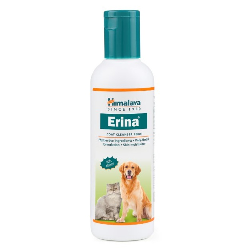 Himalaya Erina Coat Cleanser For Dogs & Cats (Antibacterial & Antidandruff)