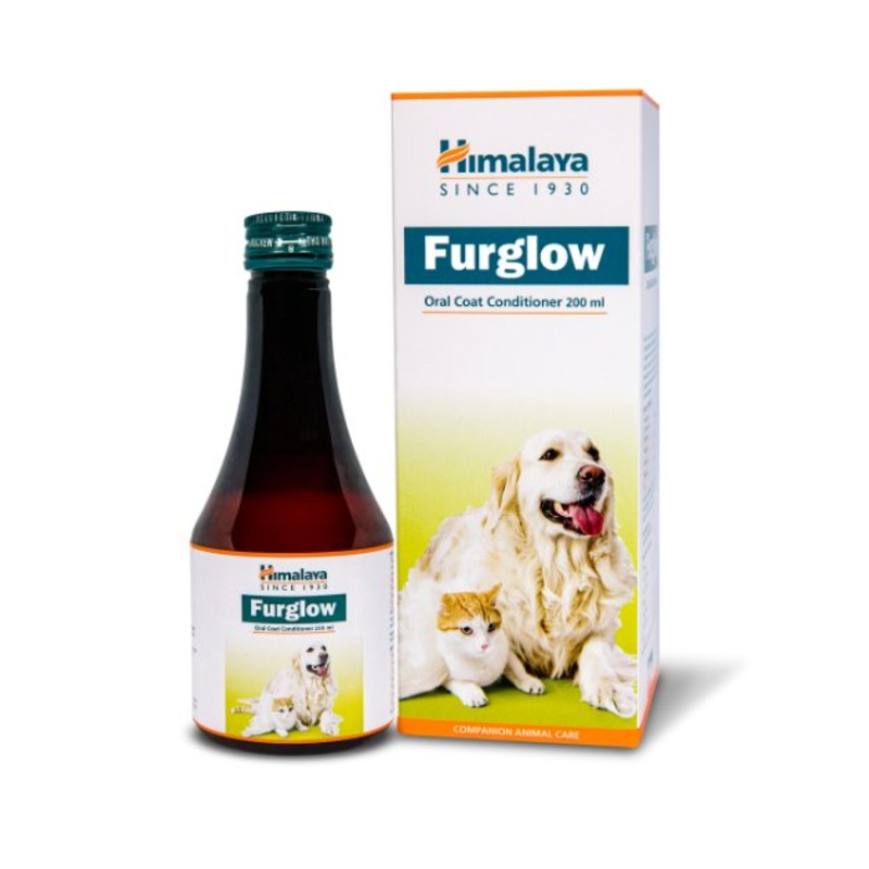 Himalaya Furglow Oral Coat Conditioner Skin & Coat Supplements for Dogs & Cats