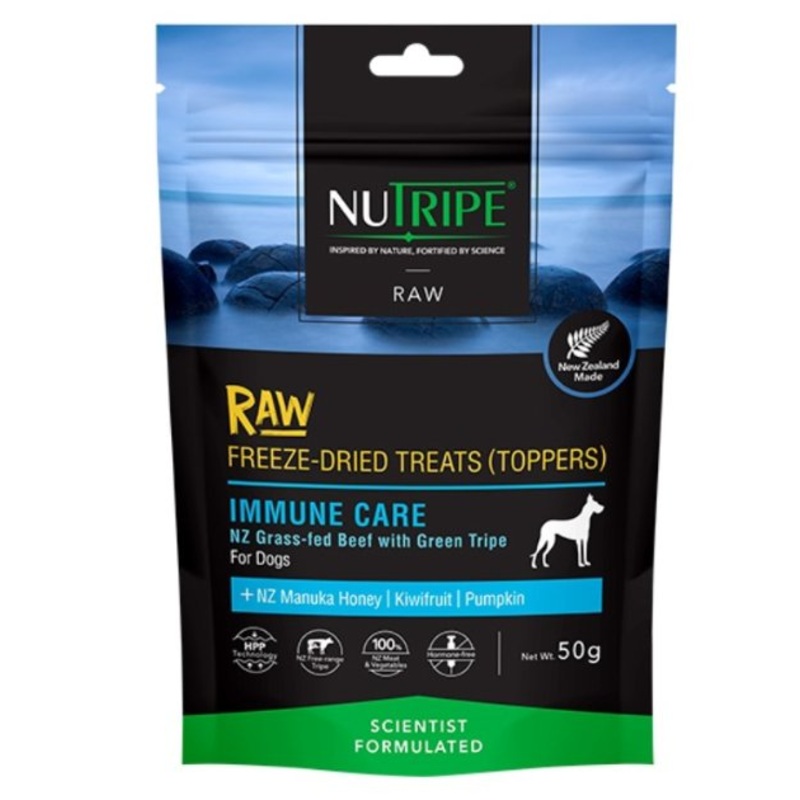 Nutripe Raw Freeze Dried Dog Treats & Toppers (Immune Care)