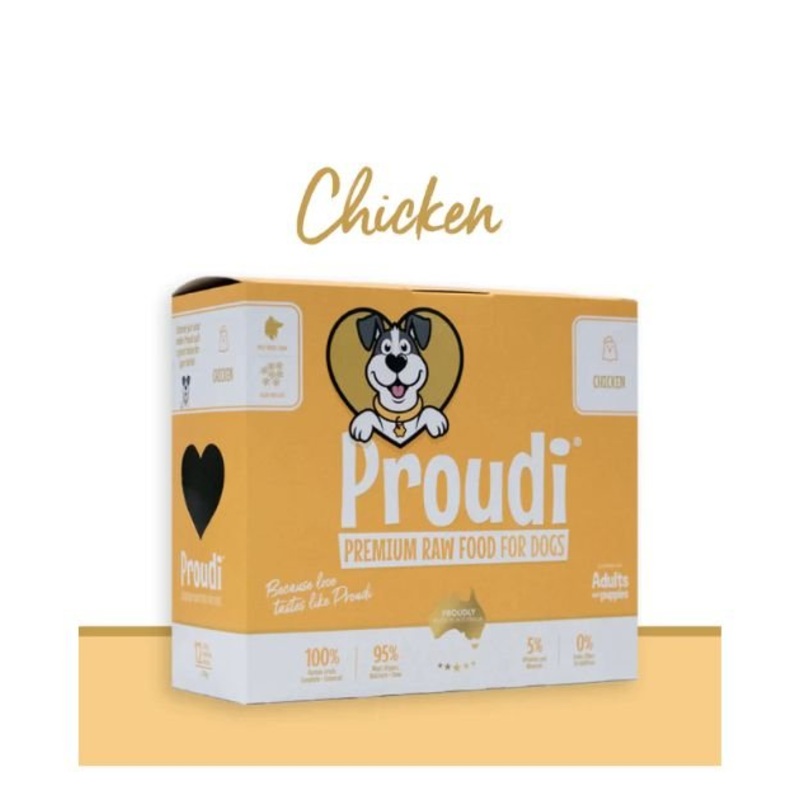 Proudi Raw Dog Food (Single Protein Chicken)