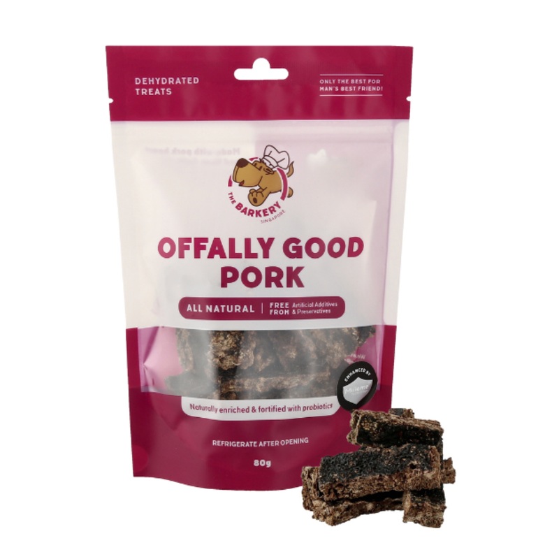 The Barkery Dehydrated Ofally Good (Heart & Liver) Dog Treats