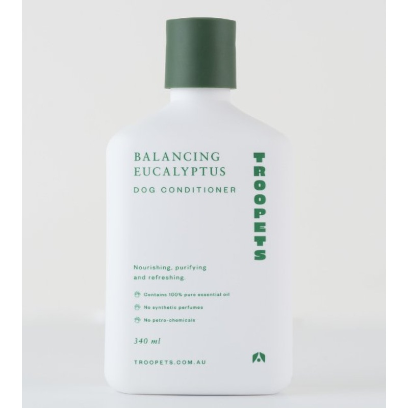 Troopets Essential Oil Dog Conditioner (Balancing Eucalyptus)