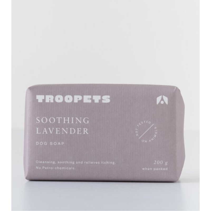 Troopets Essential Oil Dog Soap (Soothing Lavender)