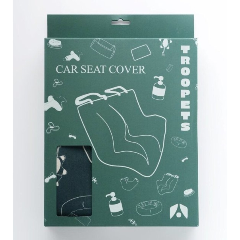 Troopets Pet Car Back Seat Cover