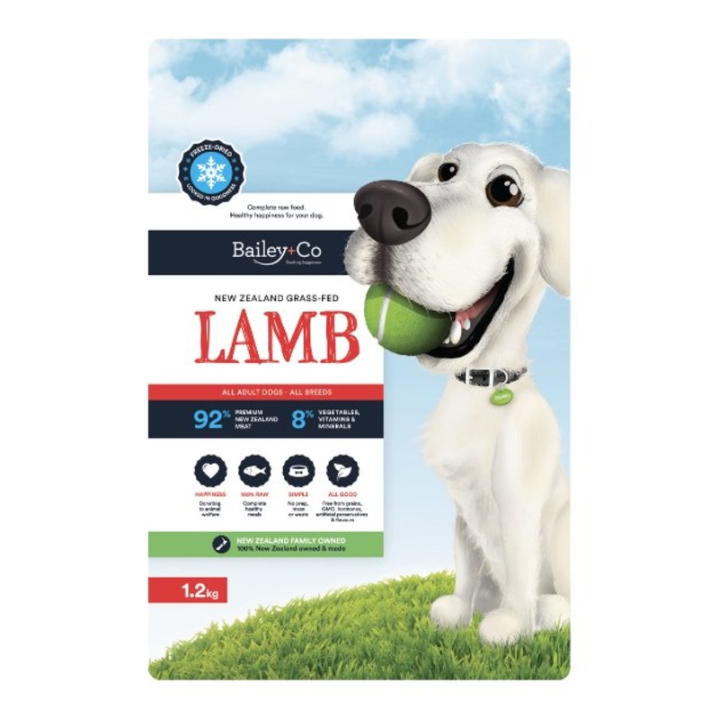 TRY & BUY: Bailey+Co New Zealand Freeze Dried Raw Dog Food (Lamb)