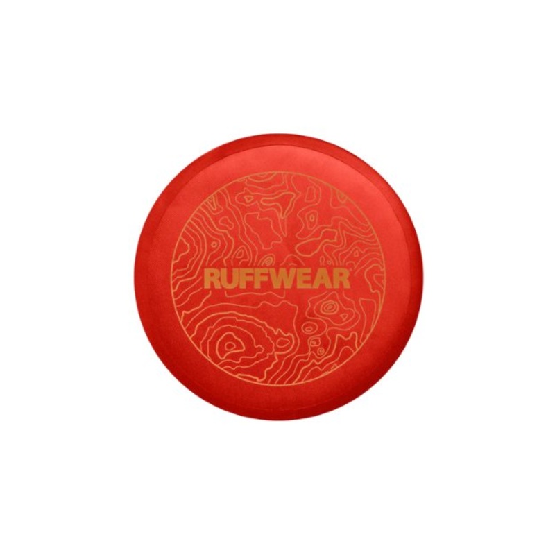 Ruffwear Camp Flyer Lightweight & Flexible Flying Disc Dog Toy (Red Sumac)