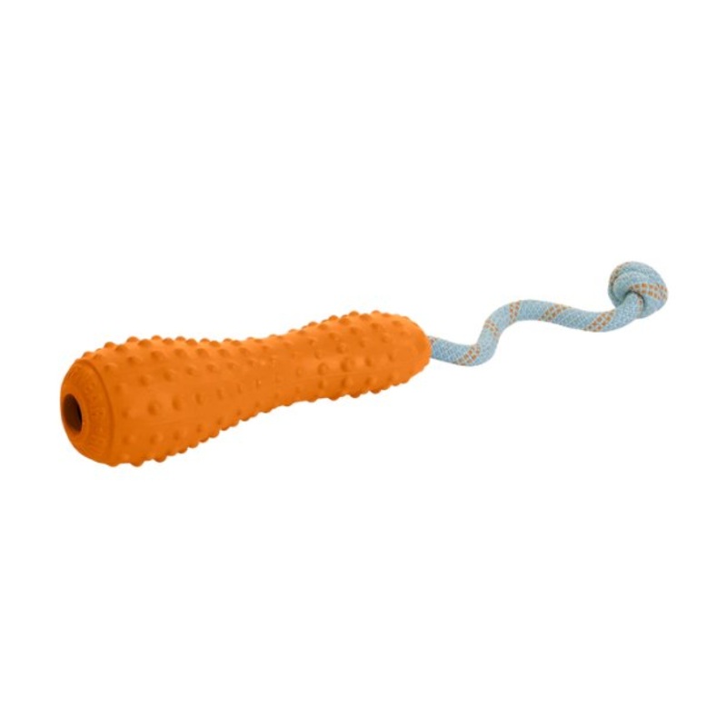 Ruffwear Gourdo Interactive Rubber Throw Dog Toy (Campfire Orange)